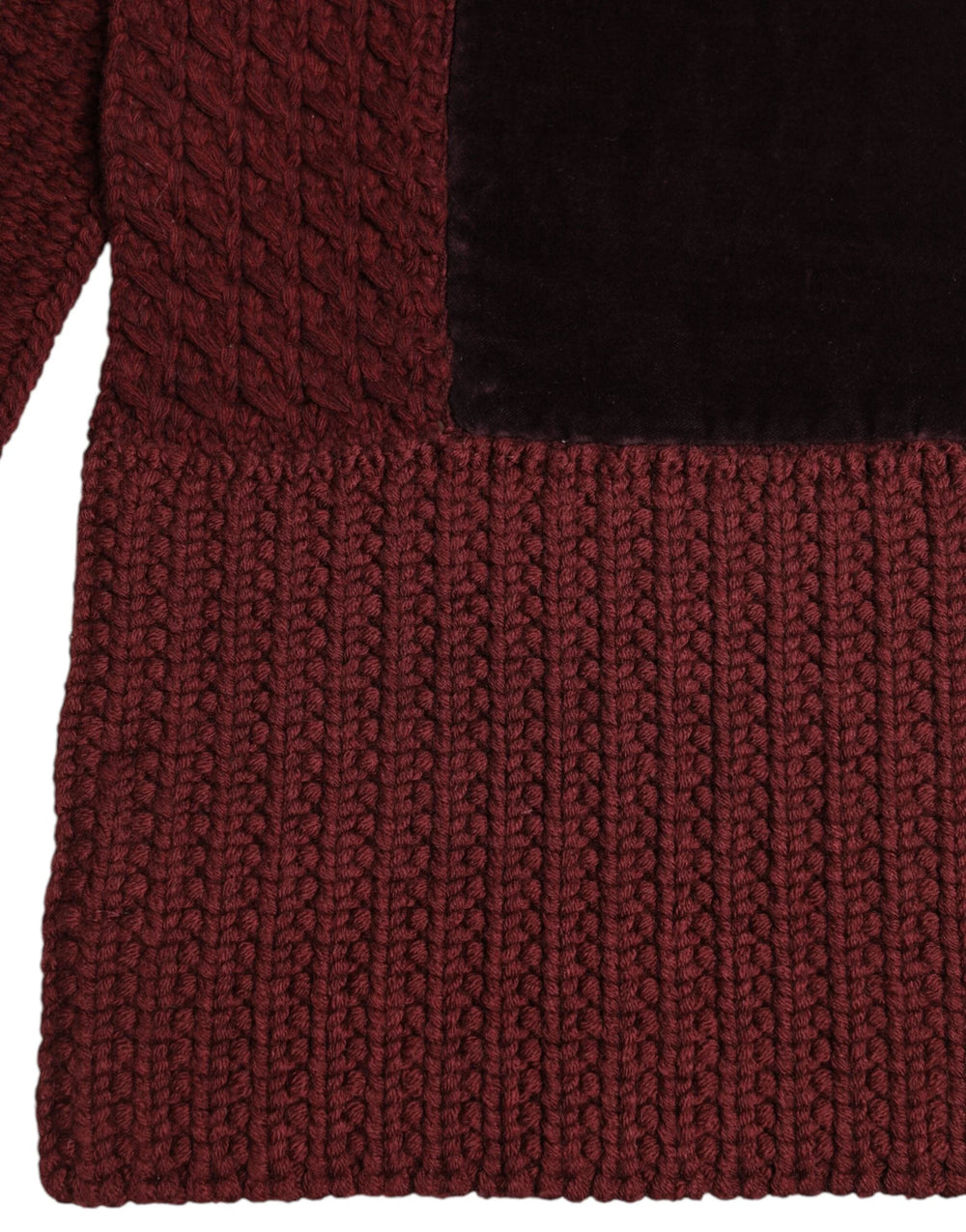 Dolce & Gabbana Maroon Black Neck Warmer Wrap Shawl Scarf - Scarves & Shawls