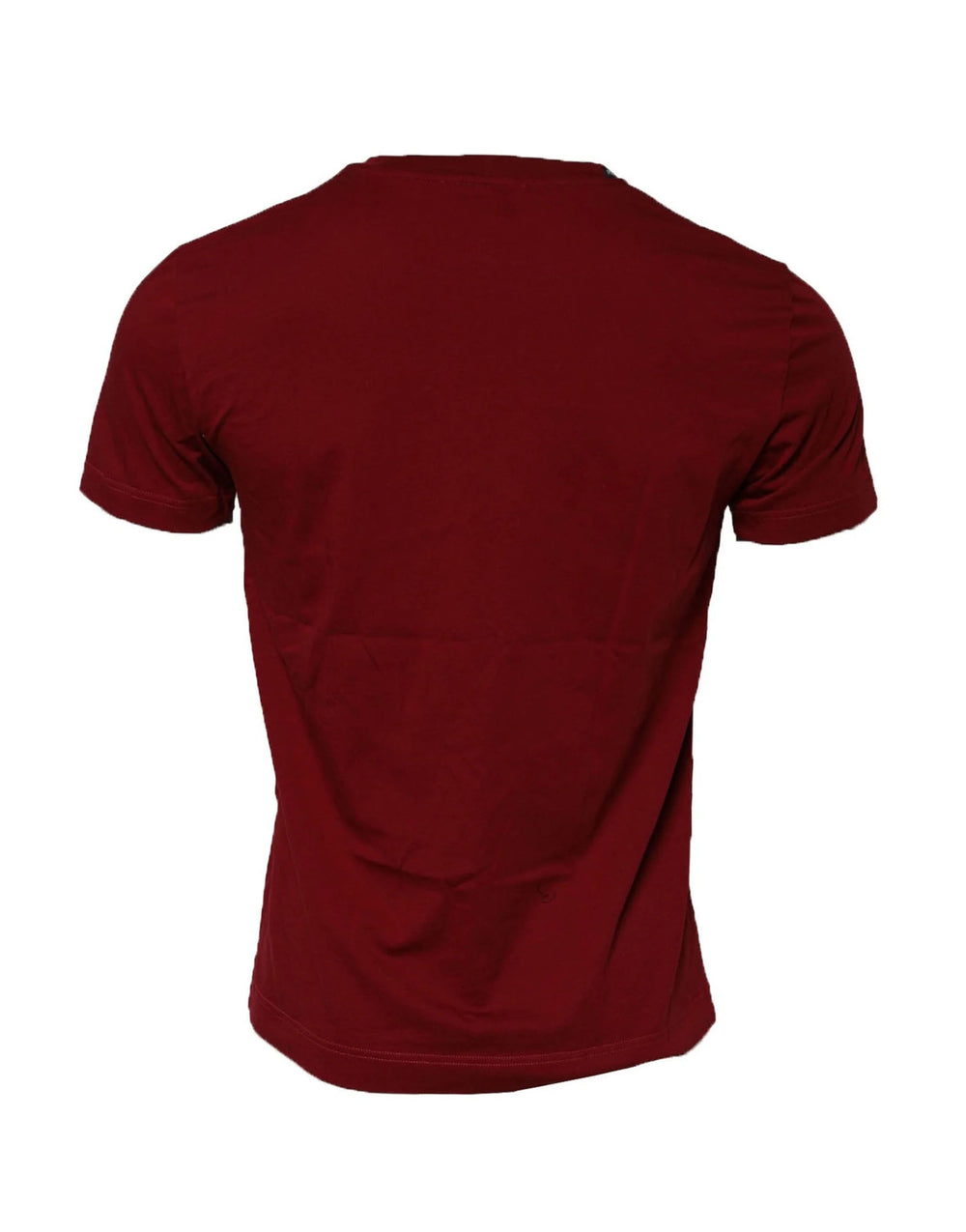 Dolce & Gabbana Maroon Cotton Crew Neck Short Sleeves T-Shirt - IT48 | M - T-Shirts