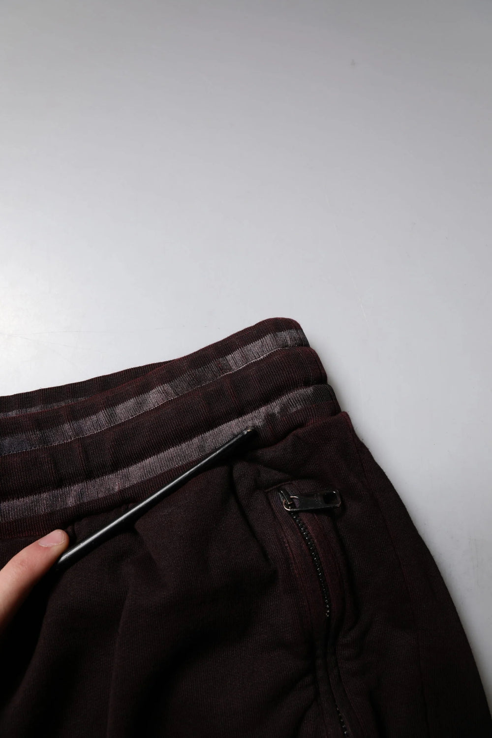 Dolce & Gabbana Maroon Cotton Logo Plaque Men Bermuda Shorts - IT56 | XXL - Bermudas