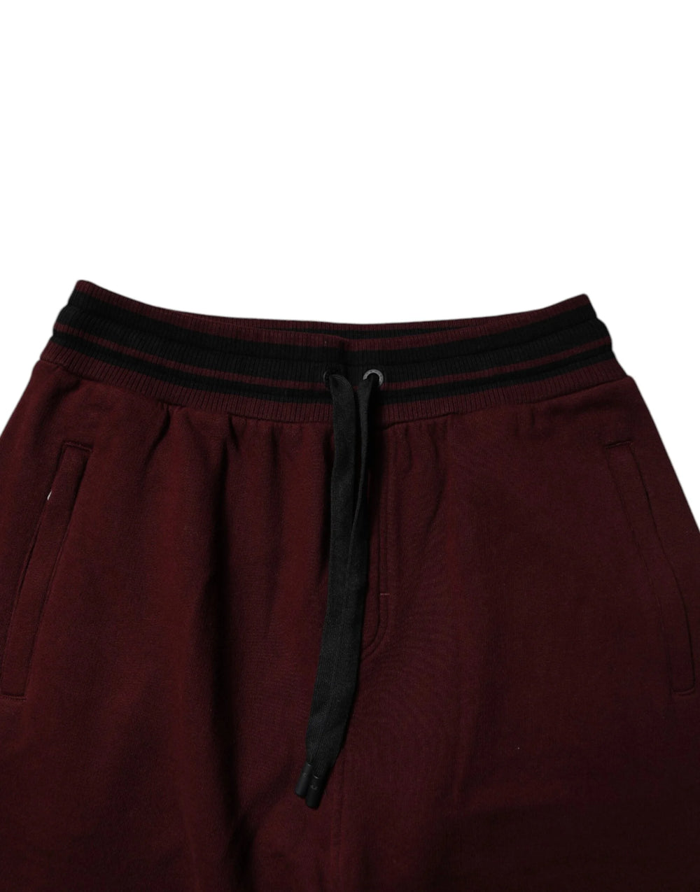 Dolce & Gabbana Maroon Cotton Men Jogger Sweatpants Pants - IT56 | XXL - Joggers