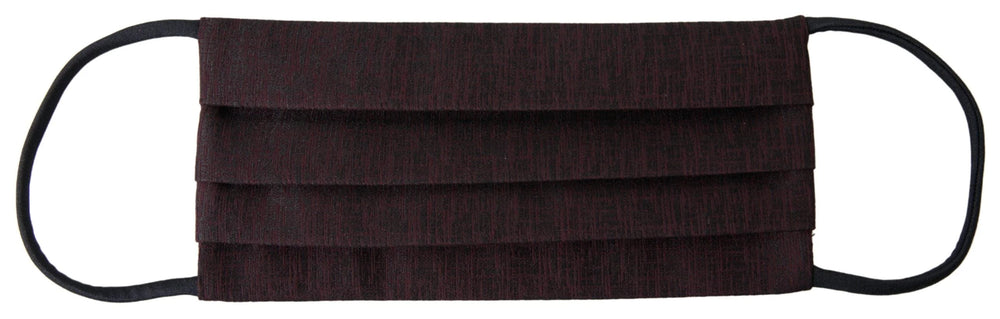 Dolce & Gabbana Maroon Pleated Elastic Ear Strap Face Mask - Fashion Face Masks