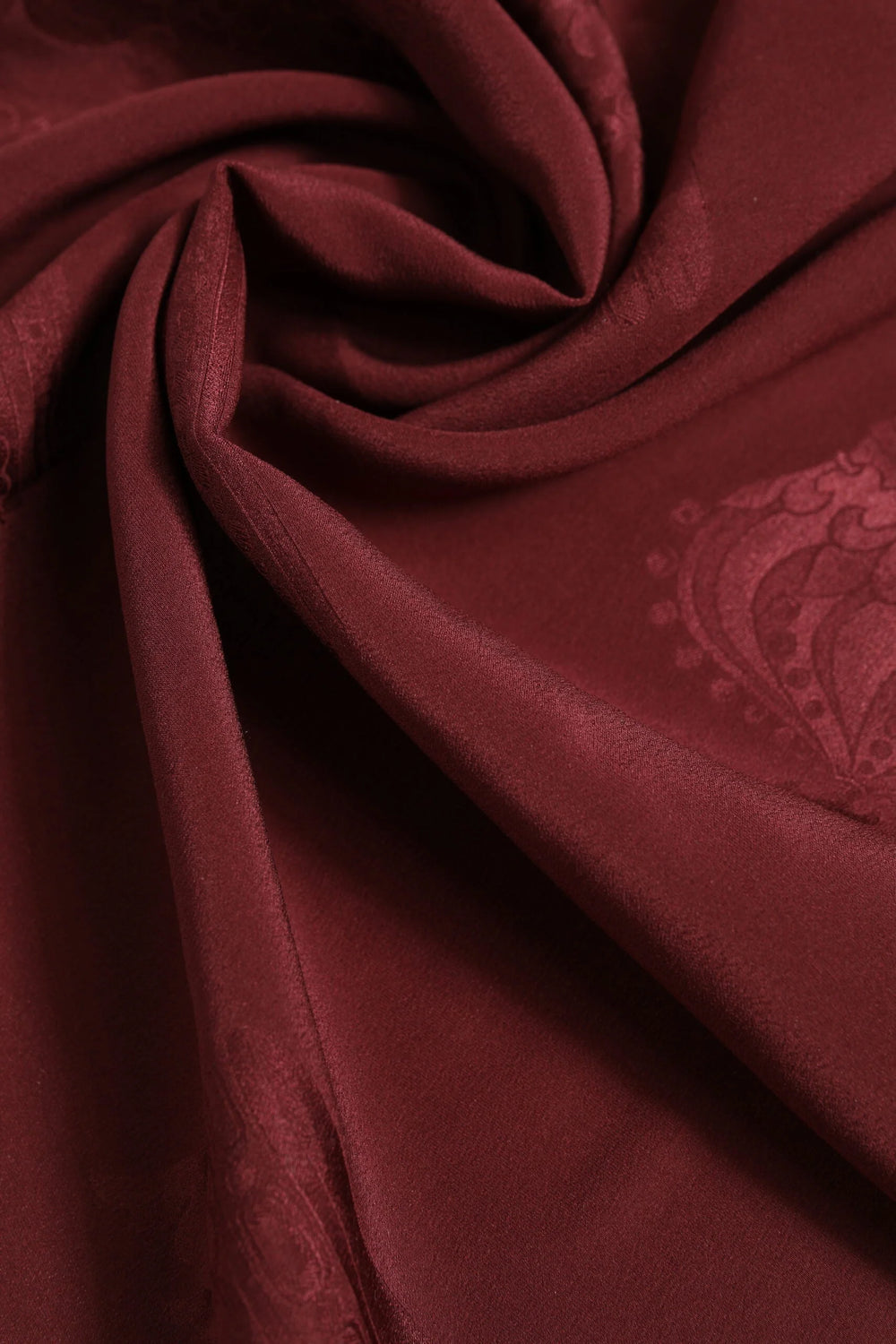 Dolce & Gabbana Maroon Silk Crown Square Men Foulard Scarf - Scarves & Shawls