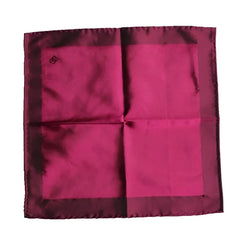 Dolce & Gabbana Maroon Silk Lace Stole Square Foulard Scarf