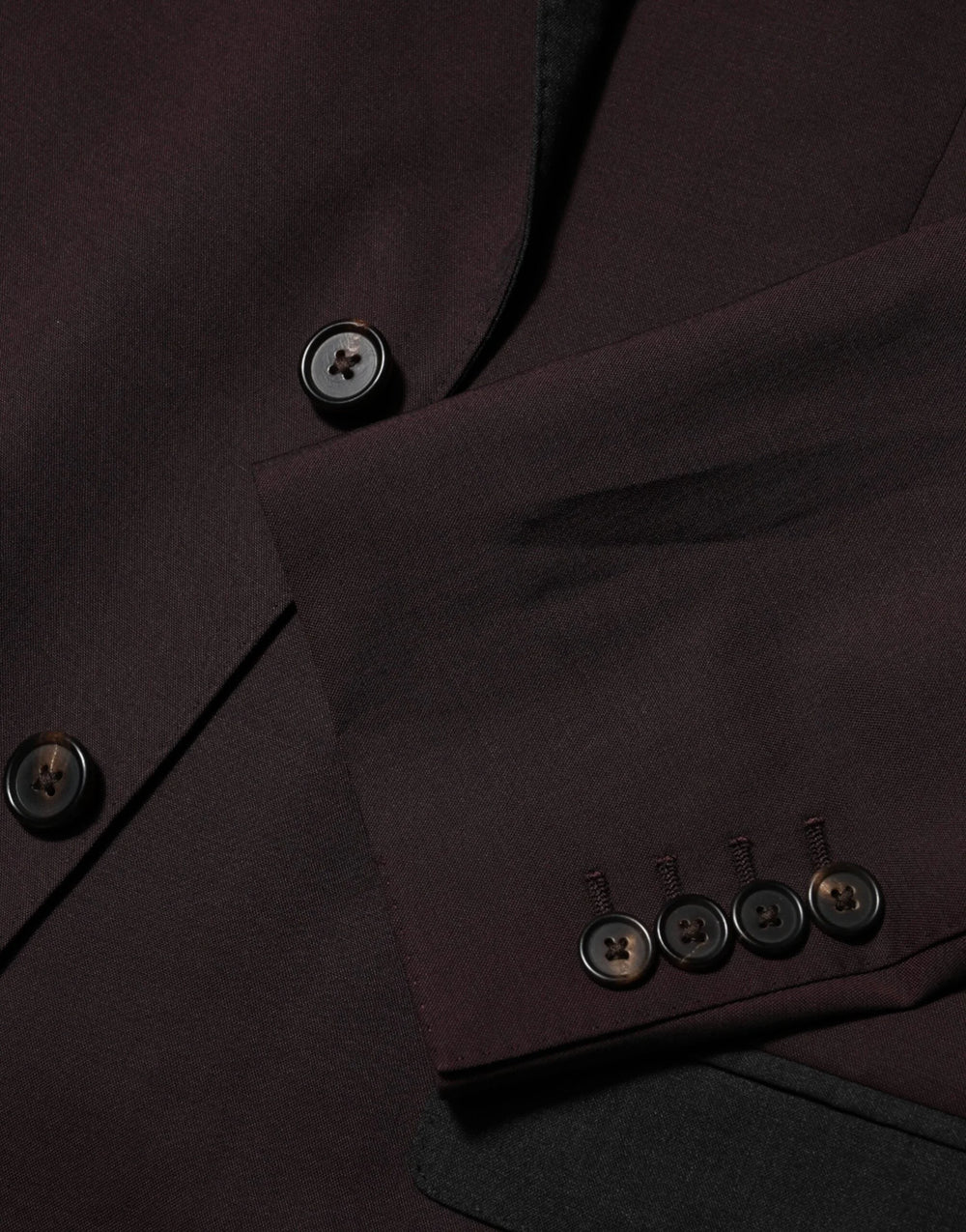 Dolce & Gabbana Maroon Wool 2 Buttons Suit Jacket Blazer - IT52 | XL - Sport Jackets