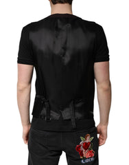 Dolce & Gabbana Maroon Wool Waistcoat Dress Formal Vest - IT52 | XL - Vests