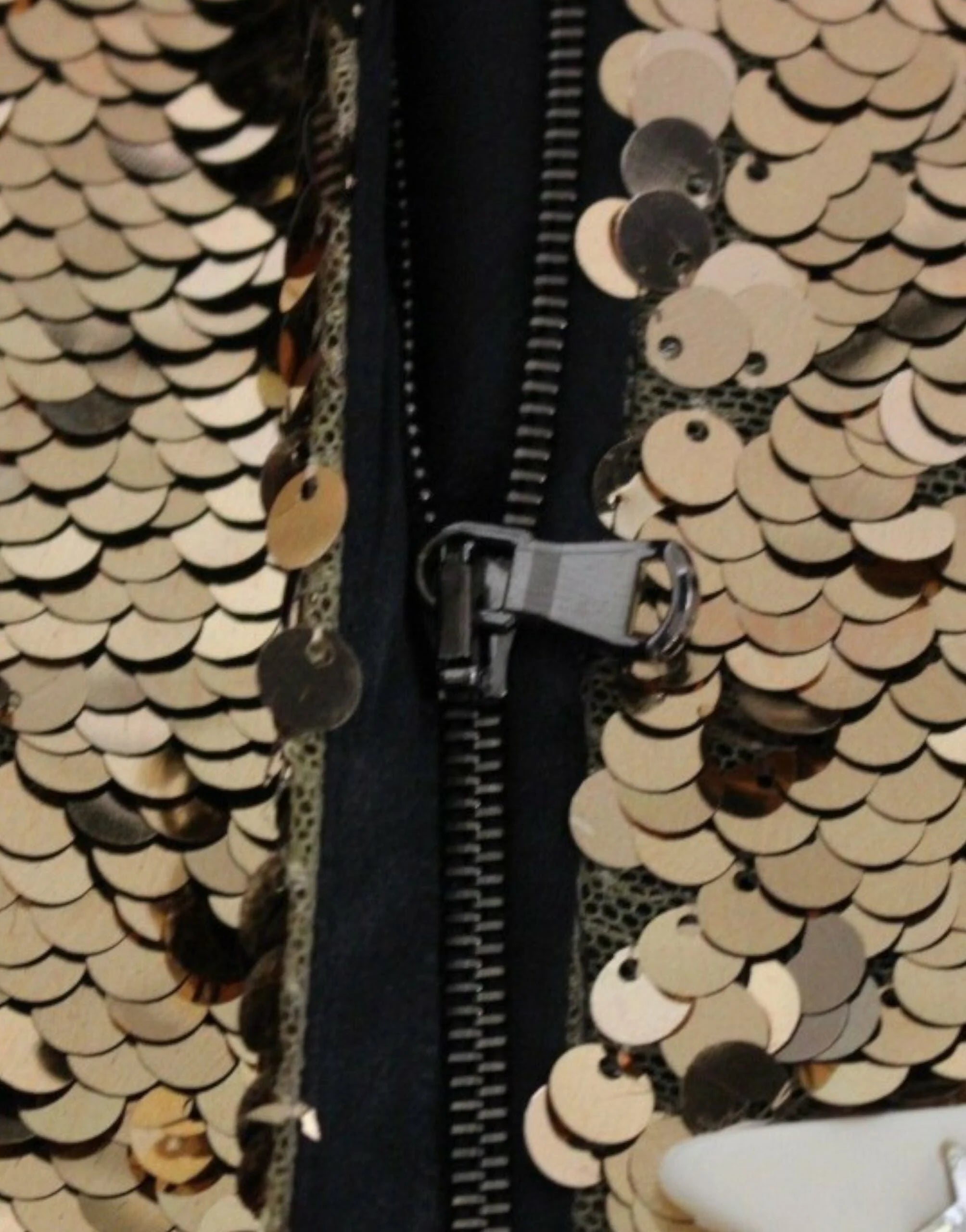 Dolce & Gabbana Masterpiece gold sequined crystal swarovski dress - IT36|XXS - Dresses