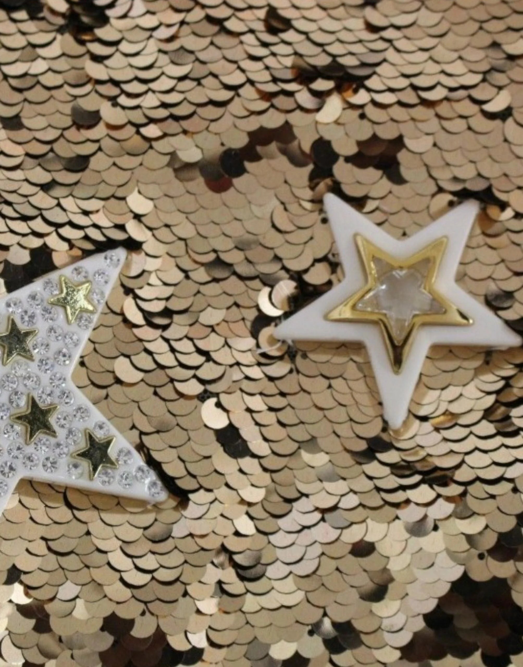 Dolce & Gabbana Masterpiece gold sequined crystal swarovski dress - IT36|XXS - Dresses