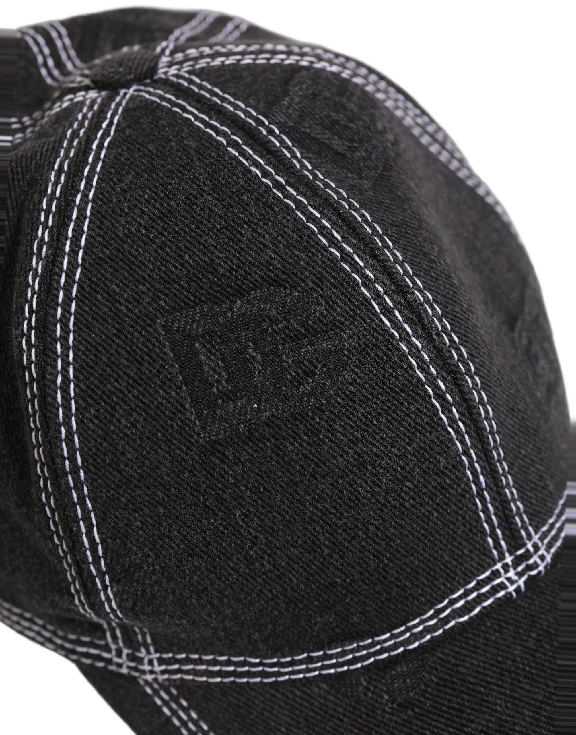 Dolce & Gabbana Men Black Cotton 6 Panel Baseball Capello Hat - 58 cm|M