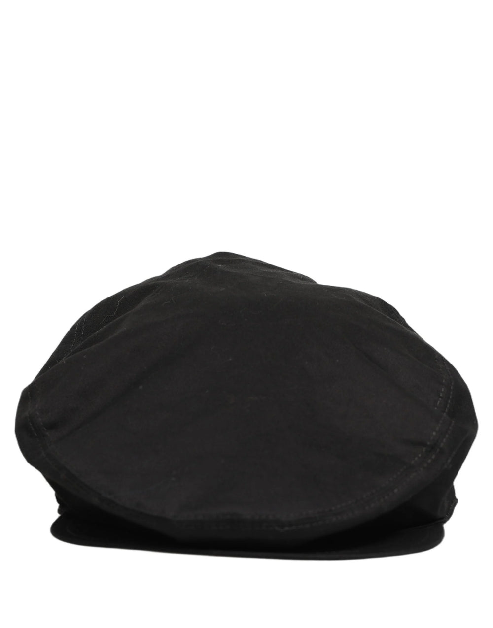 Dolce & Gabbana Men Black Cotton Stretch Newsboy Cloth Capello Hat - 60 cm|XL