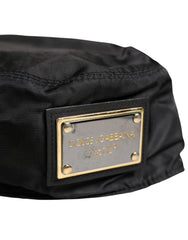 Dolce & Gabbana Miesten Musta Muovinen Kalastajan Bucket Capello - 59 cm|L - Bucket-hatut