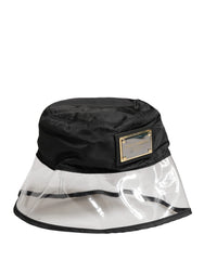 Dolce & Gabbana Miesten Musta Muovinen Kalastajan Bucket Capello - 59 cm|L - Bucket-hatut
