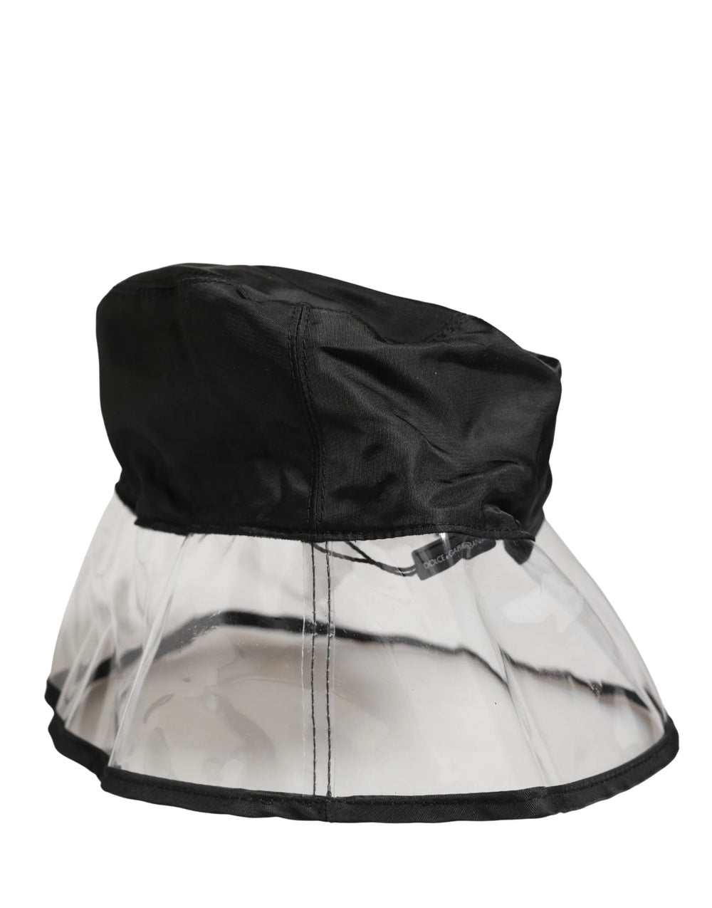 Dolce & Gabbana Miesten Musta Muovinen Kalastajan Bucket Capello - 59 cm|L - Bucket-hatut