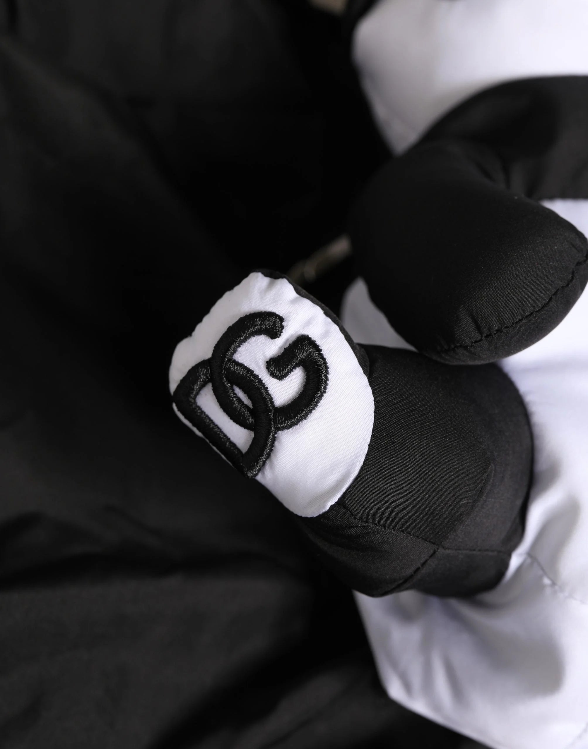 Dolce & Gabbana Men Black Polyester Panda Stuffed Ecobag Bag