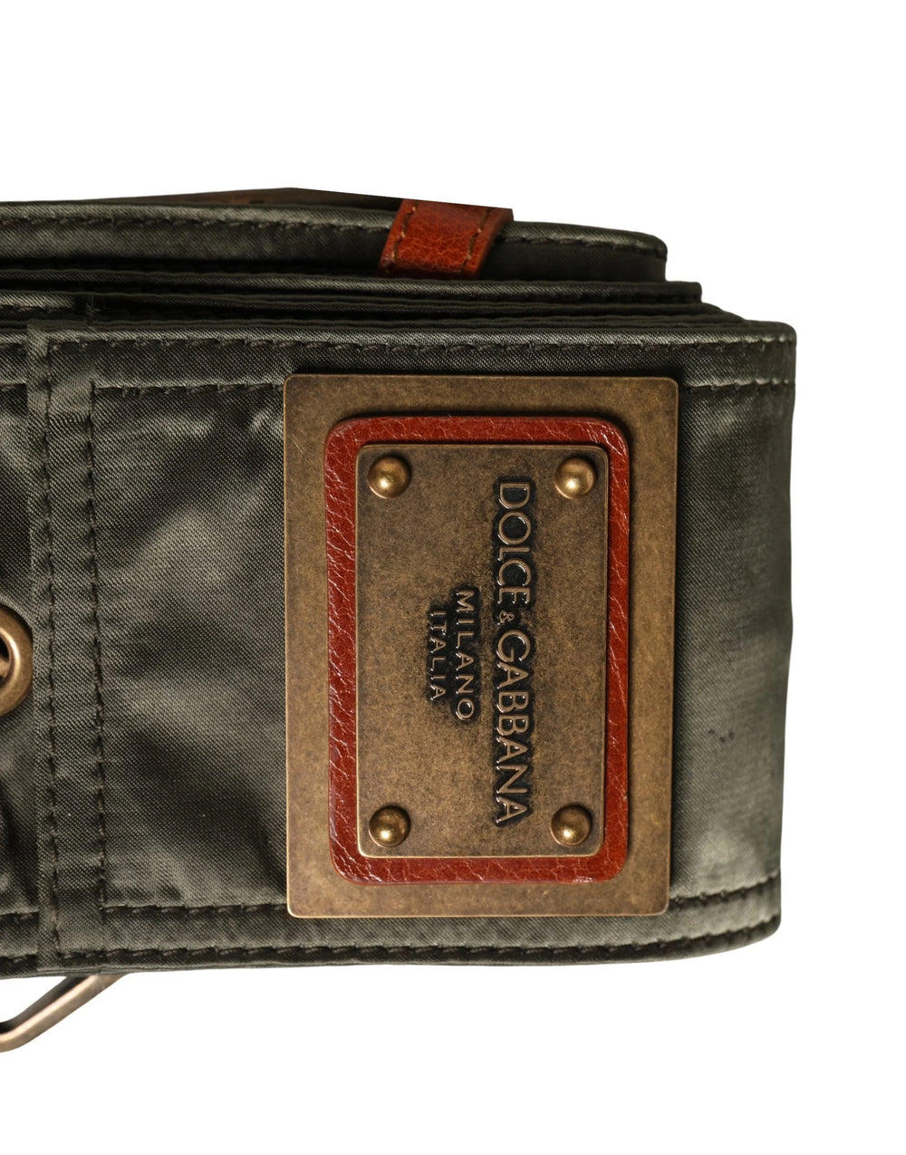 Dolce & Gabbana Men Black Wide Leather DG Metal Buckle Belt - 90 cm / 36 Inches