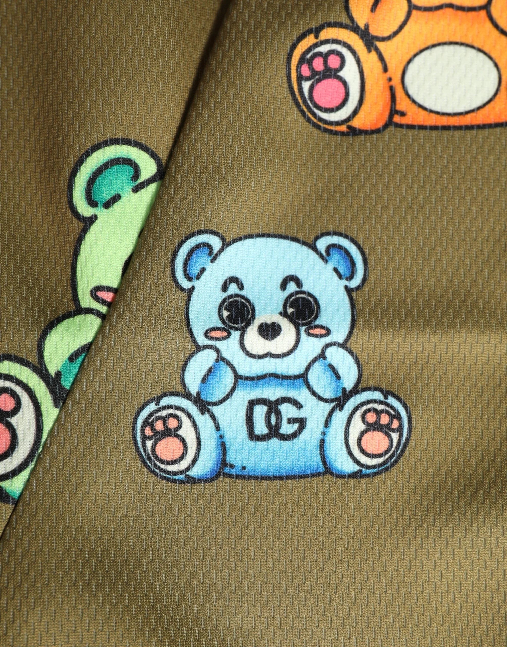 Dolce & Gabbana Herrar Bruna Björnar Polyester Skidmask Baldakinhatt - Baldakiner