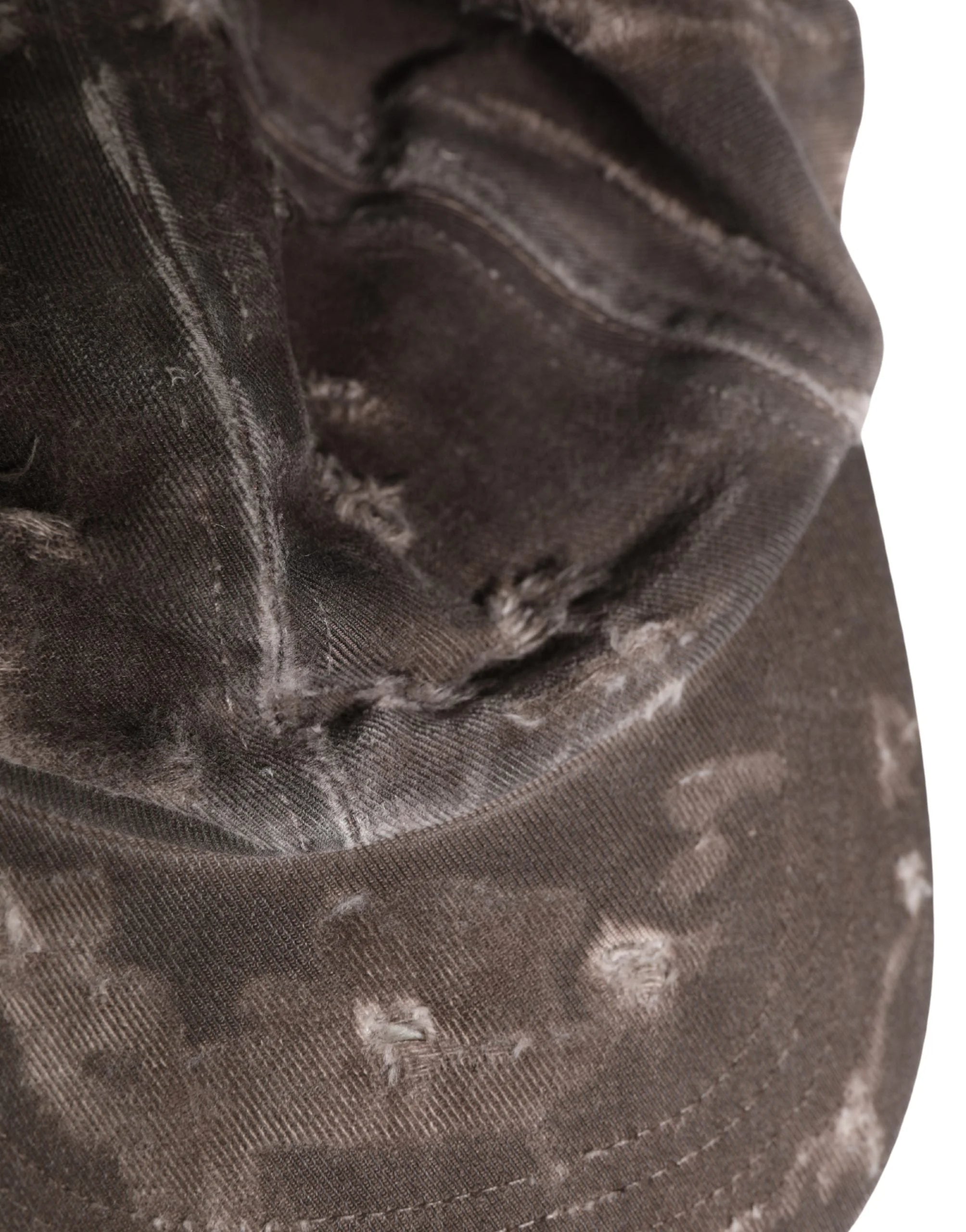 Dolce & Gabbana Men Brown Cotton Distressed Baseball Capello Hat - 58 cm|M - Baseball Caps
