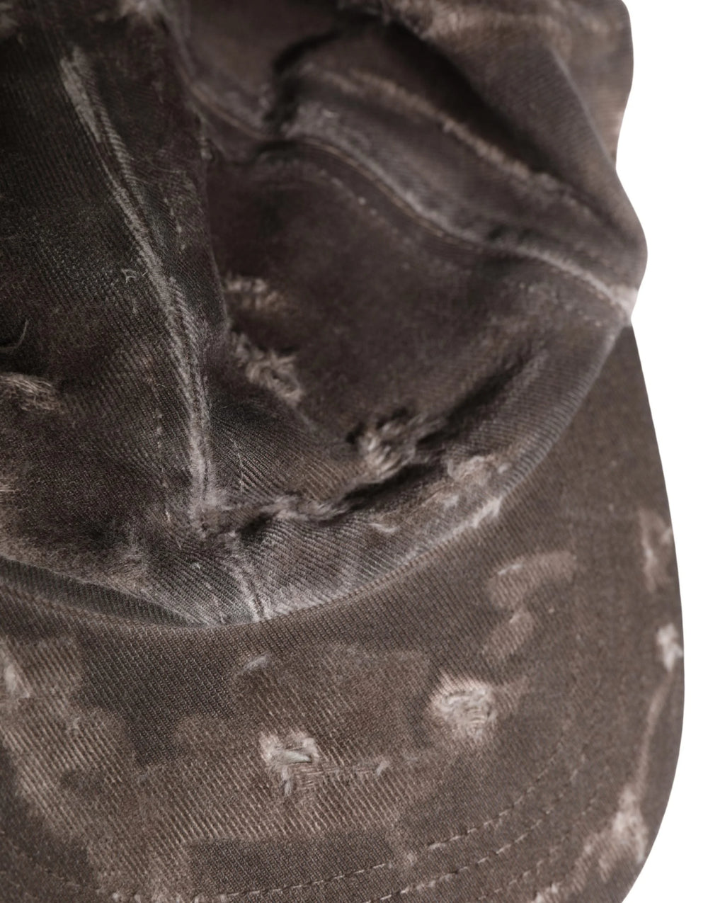 Dolce & Gabbana Men Brown Cotton Distressed Baseball Capello Hat - 58 cm|M - Baseball Caps