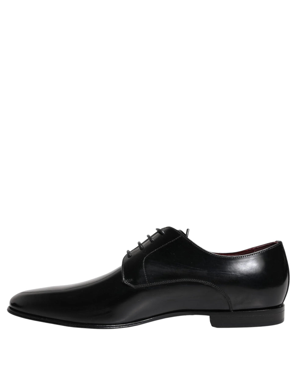 Dolce & Gabbana Men Dress Black Calfskin Leather Derby Shoes - EU41.5/US8.5 - Shoes
