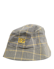 Dolce & Gabbana Herren Grauer Karierter Bucket Fisherman Capello Hut - Bucket Hats