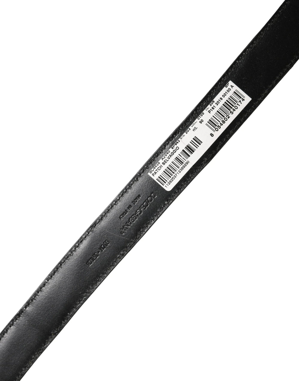 Dolce & Gabbana Men Multicolor Leather Metal Buckle Belt - 90 cm / 36 Inches