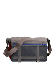 Dolce & Gabbana Men Multicolor Nylon Canvas Etna Messenger Borse Bag