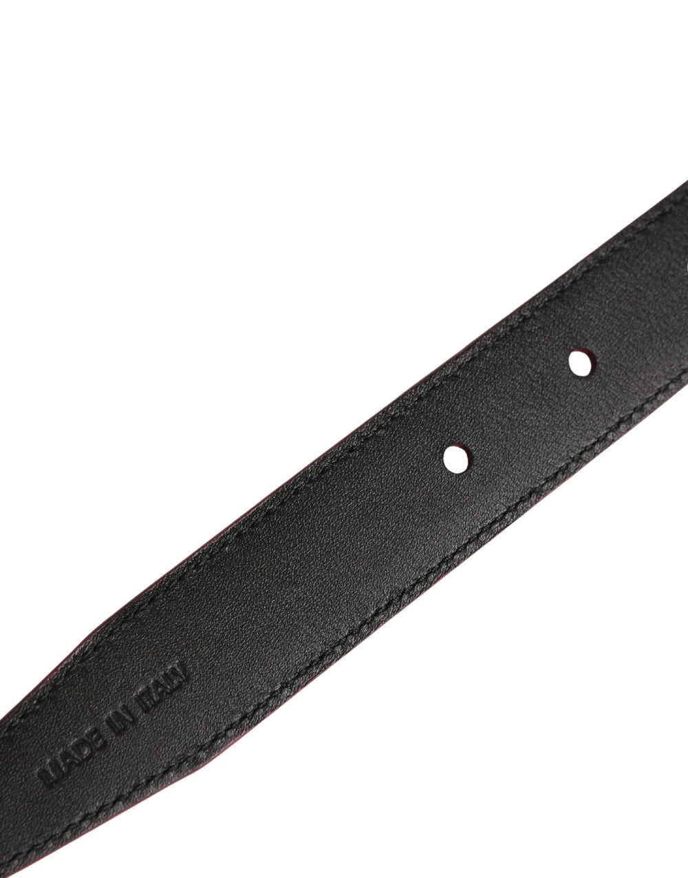Dolce & Gabbana Men Pink Classic Leather Metal Buckle Belt - 95 cm / 38 Inches