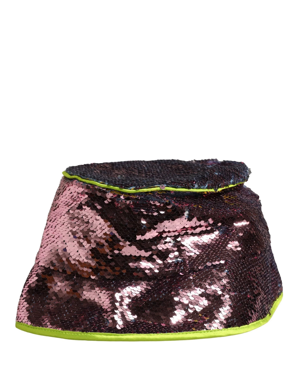Dolce & Gabbana Casquette Bucket Pêcheur Homme Violet à Séquins - 60 cm|XL - Chapeaux Bucket
