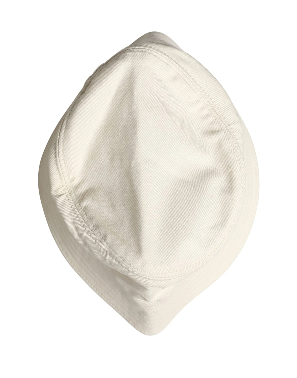 Dolce & Gabbana Men White Cotton Bucket Fisherman Capello Hat - 59 cm|L - Bucket Hats