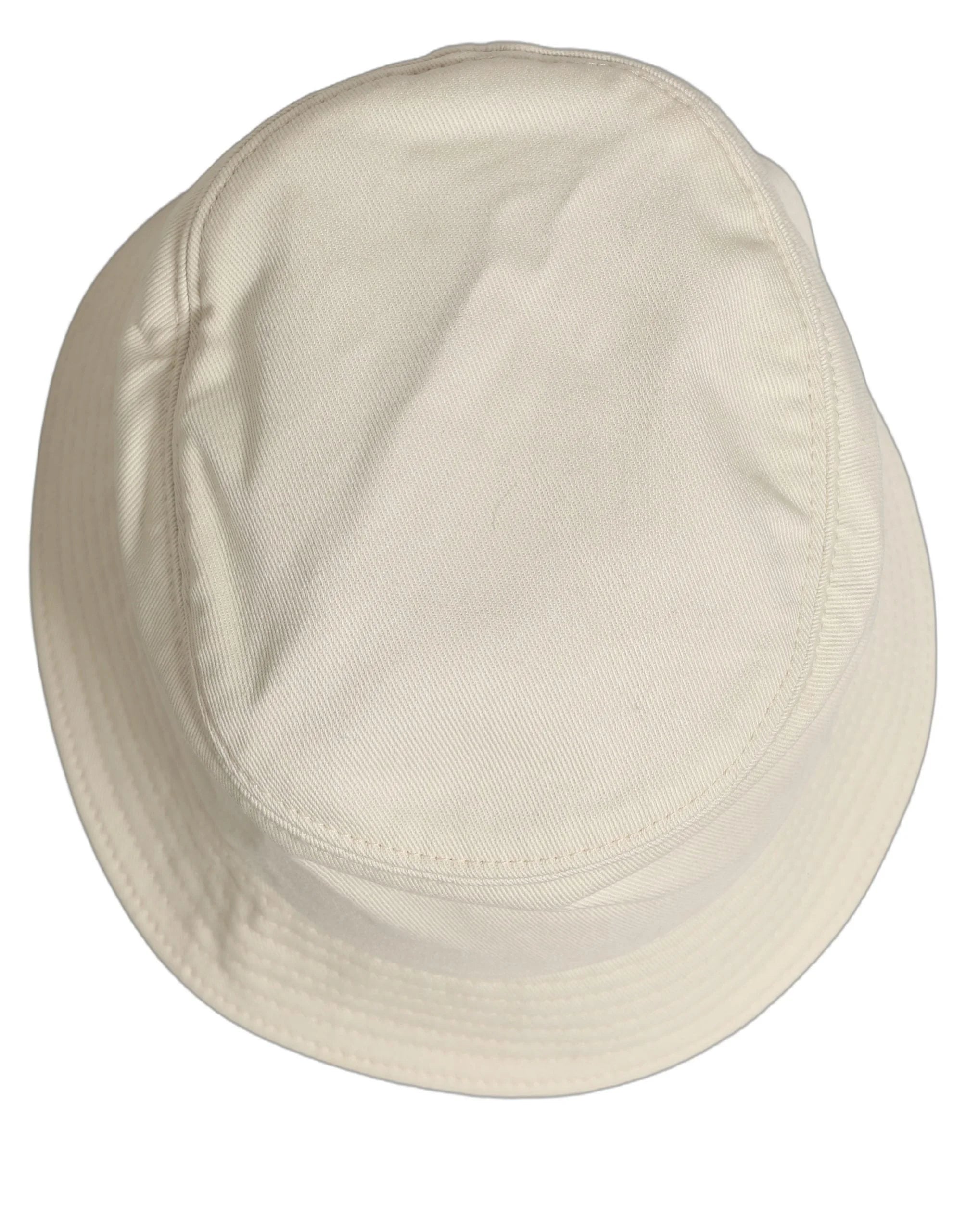 Dolce & Gabbana Men White Cotton Fisherman Bucket Hat - 59 cm|L