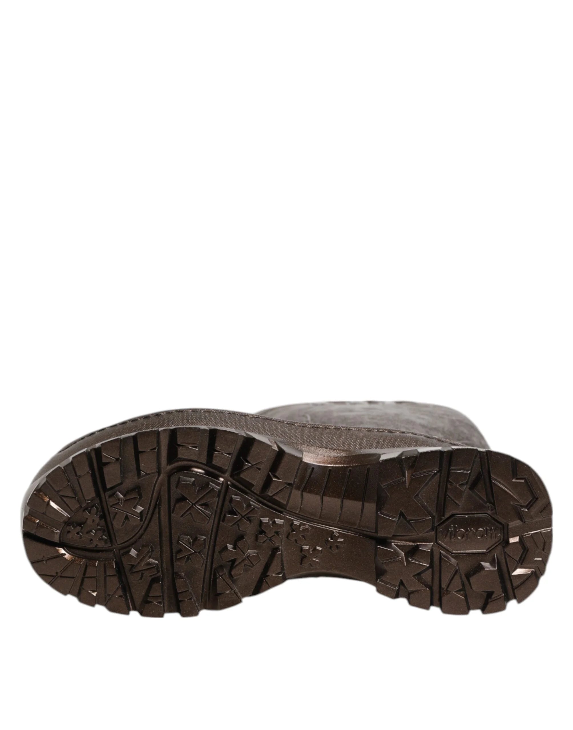 Dolce & Gabbana Metallic Bronze Pull On Rain Boots Shoes - EU41/US10.5 - Boots