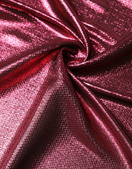Dolce & Gabbana Metallic Pink Silk Square Foulard Scarf