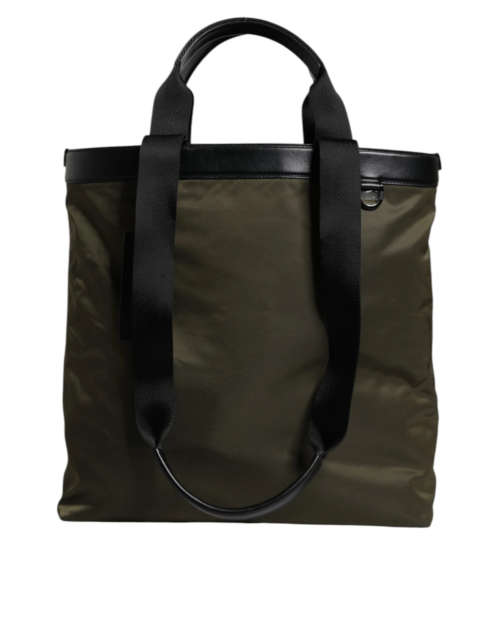 Dolce & Gabbana Military Green Nylon Shoulder Strap Tote Bag - Tote Bags