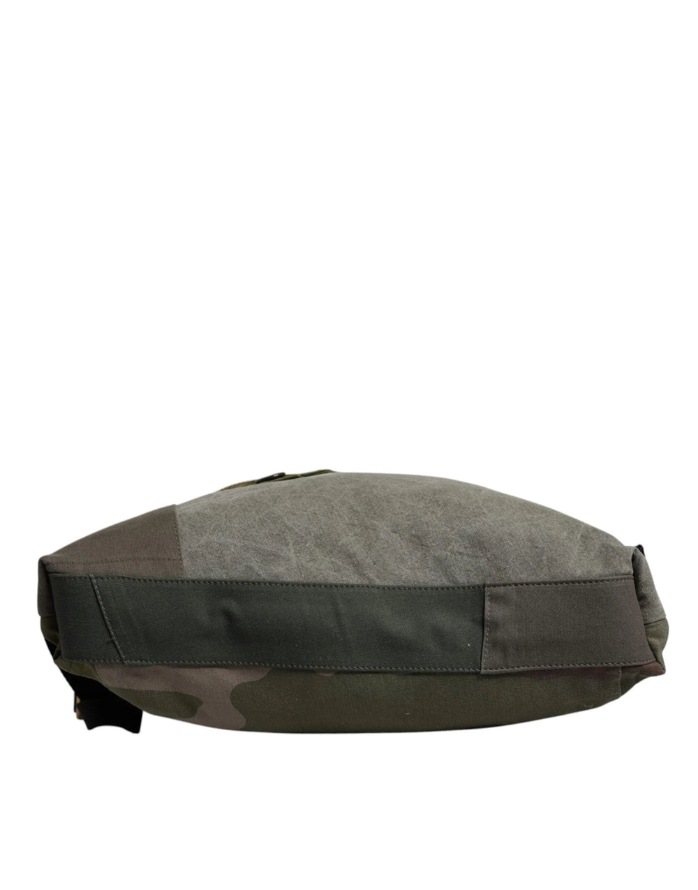 Dolce & Gabbana Military Green Patchwork Rucksack Backpack Bag - Backpacks