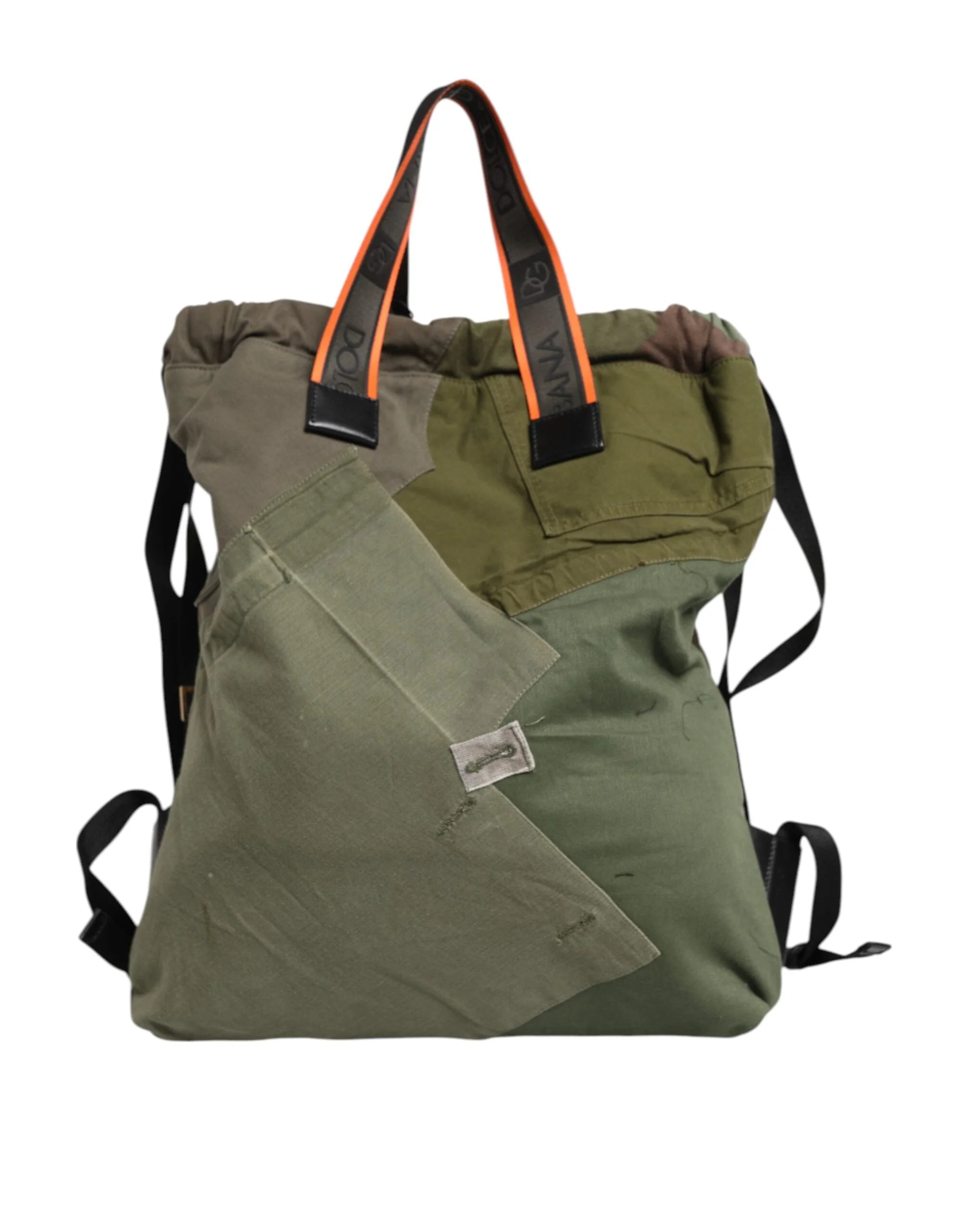 Plecaki Rucksack od Dolce & Gabbana w kolorze militarnym, patchwork
