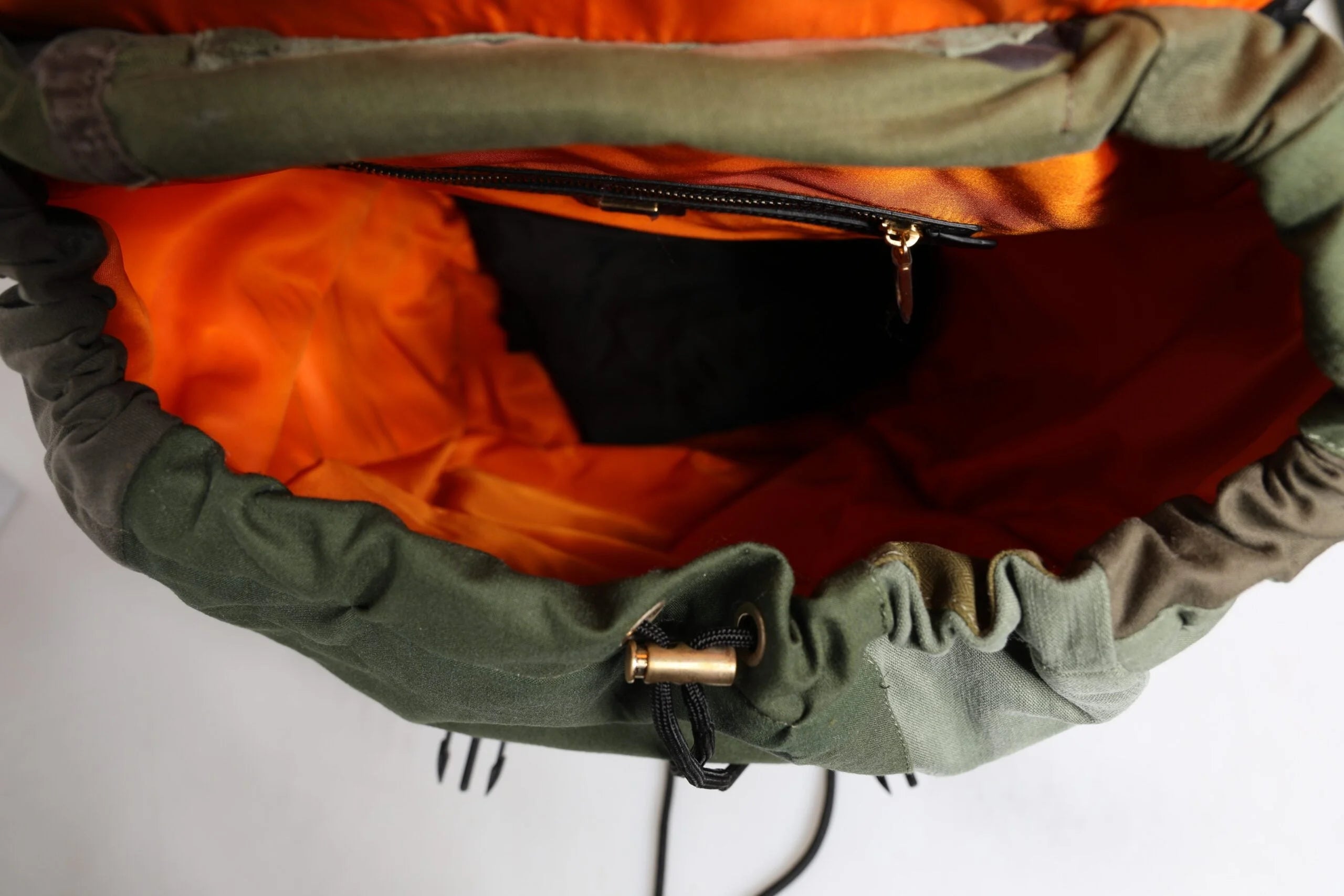 Dolce & Gabbana Military Green Patchwork Travel Backpack Bag - Backpacks