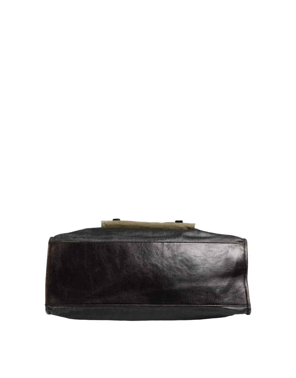 Dolce & Gabbana Στρατιωτικό Πράσινο Δίχρωμη Τσάντα Tote Duffel Shoulder Borse