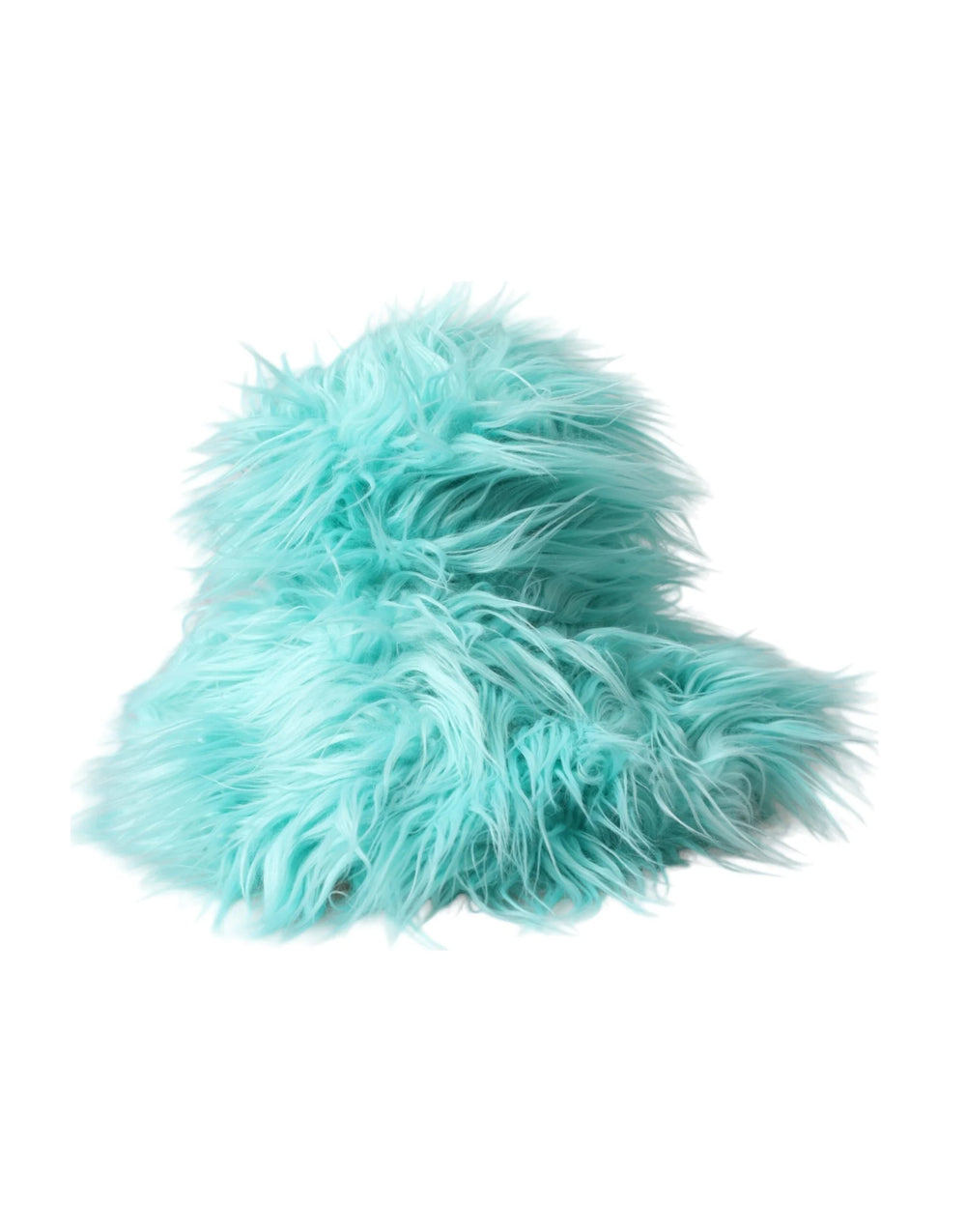 Dolce & Gabbana Mint Green Acrylic Fur Womens Bucket Hat - 57 cm|S - Bucket Hats