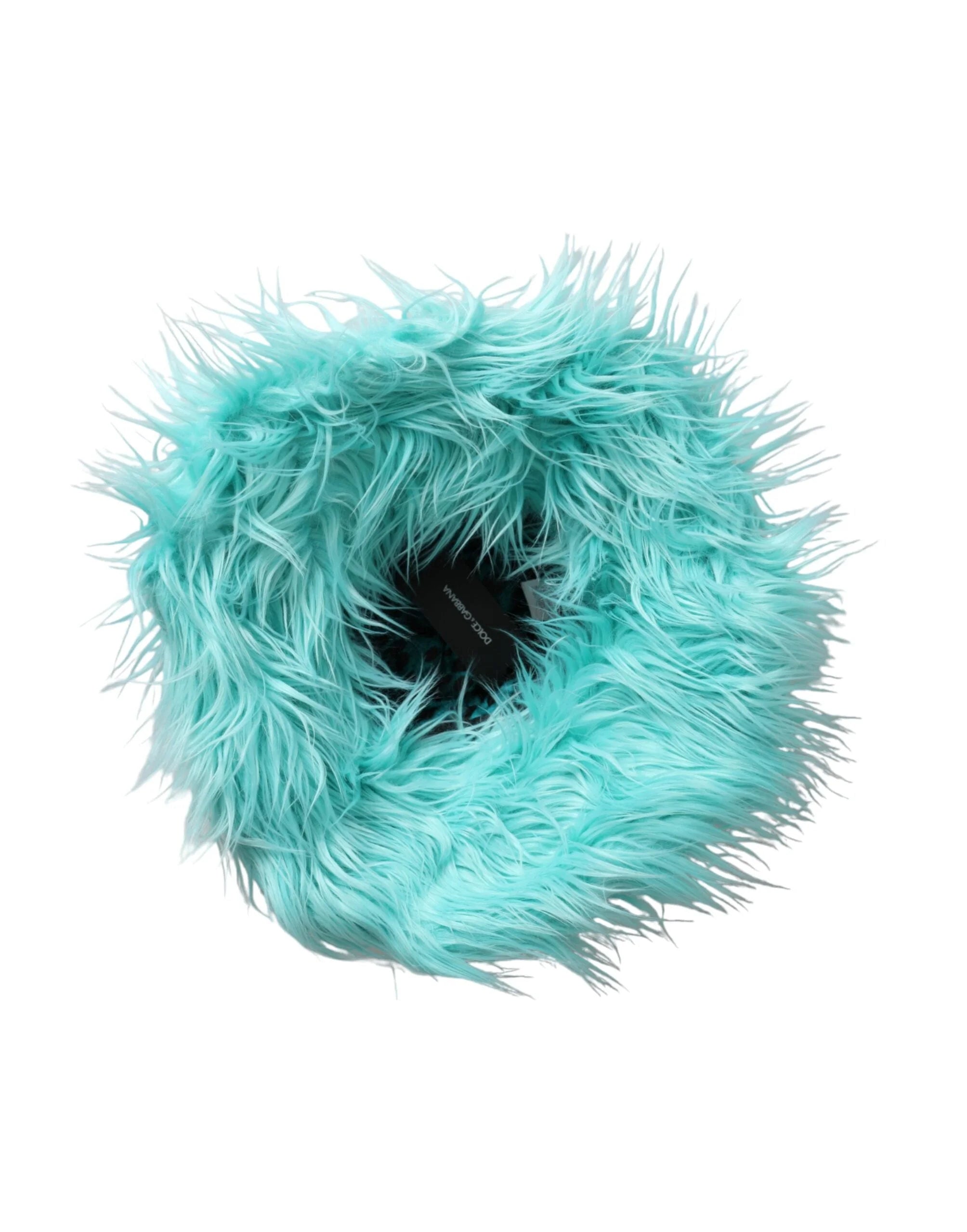 Dolce & Gabbana Mint Green Acrylic Fur Womens Bucket Hat - 57 cm|S - Bucket Hats