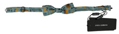 Dolce & Gabbana Mint Green Jazz Club Adjustable Neck Papillon Bow Tie - Neckties