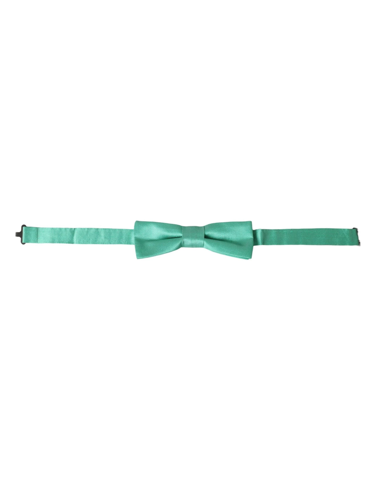 Dolce & Gabbana Mint Green Silk Adjustable Neck Men Bow Tie - Neckties
