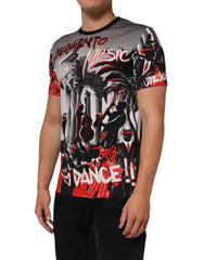 Dolce & Gabbana Multicolor Agrigento Dance Jazz Music Print T-shirt - T-Shirts
