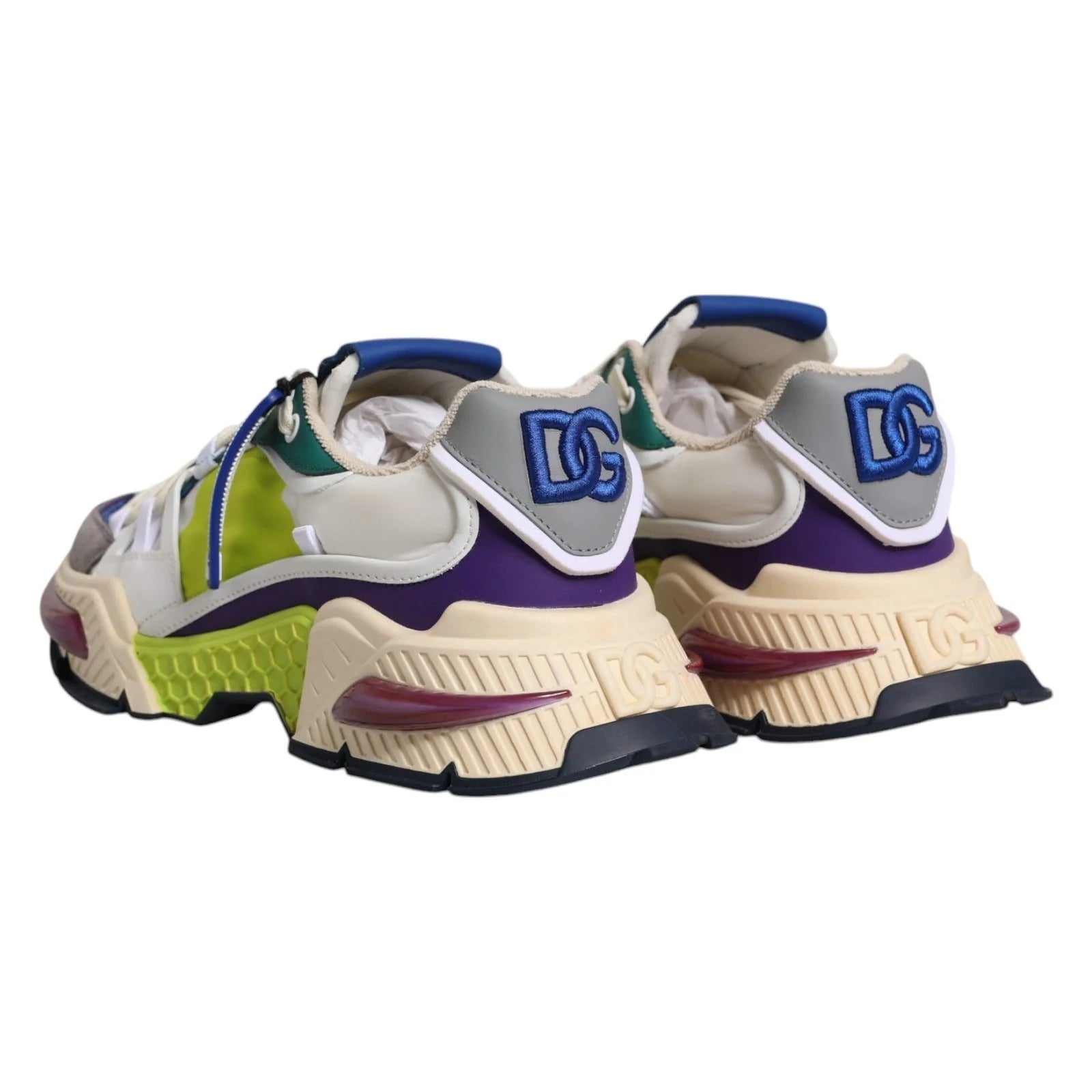 Dolce & Gabbana Multicolor Airmaster Low Top Sneakers Shoes - EU41/US8