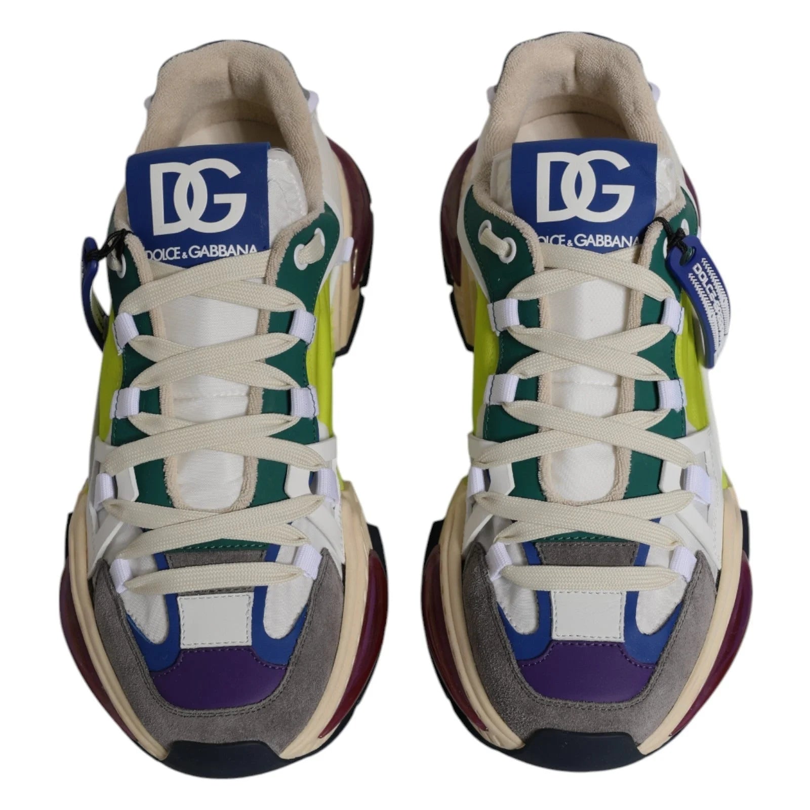 Dolce & Gabbana Multicolor Airmaster Low Top Sneakers Shoes - EU41/US8