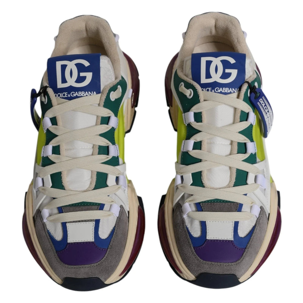 Dolce & Gabbana Multicolor Airmaster Low Top Sneakers Shoes - EU41/US8
