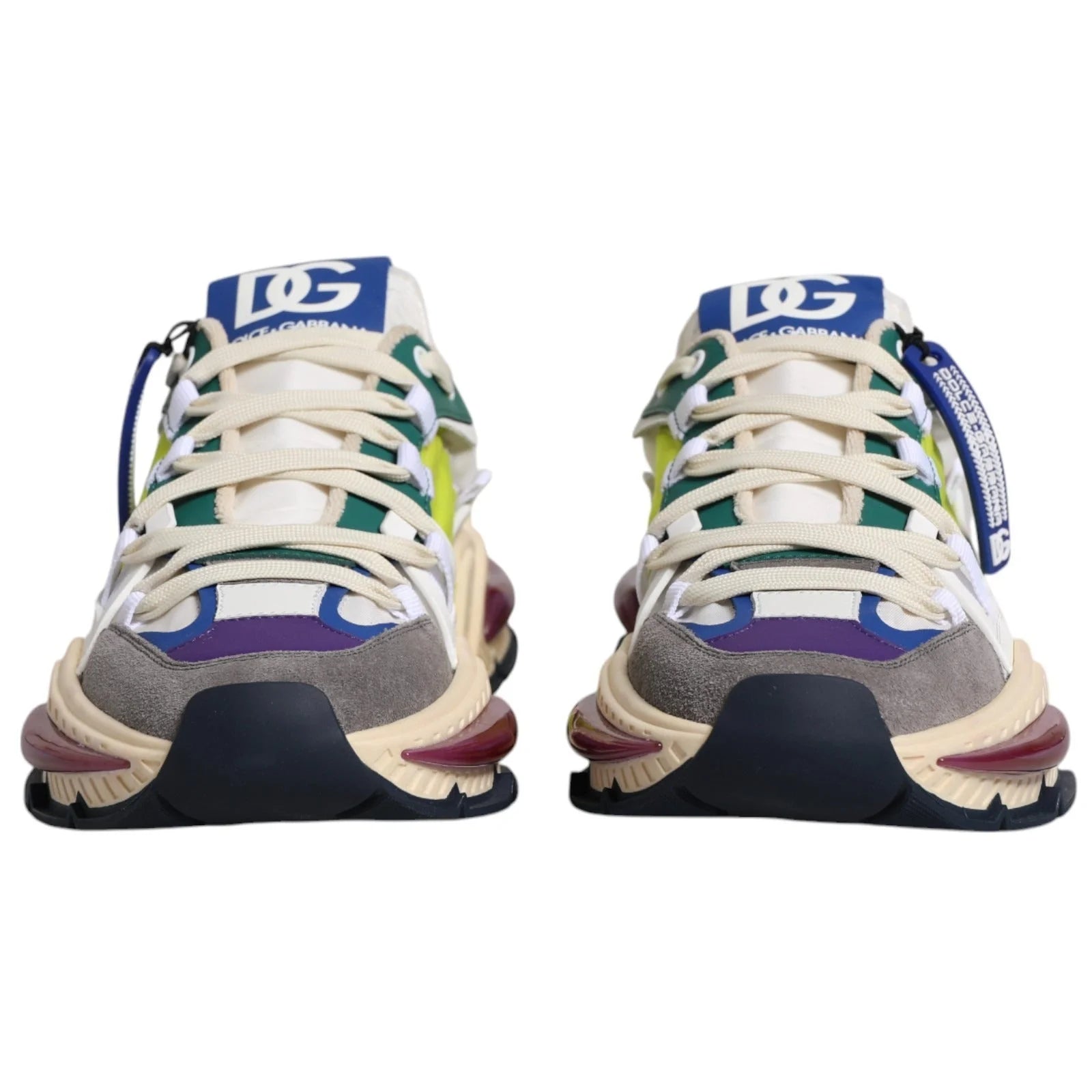 Dolce & Gabbana Multicolor Airmaster Low Top Sneakers Shoes - EU41/US8