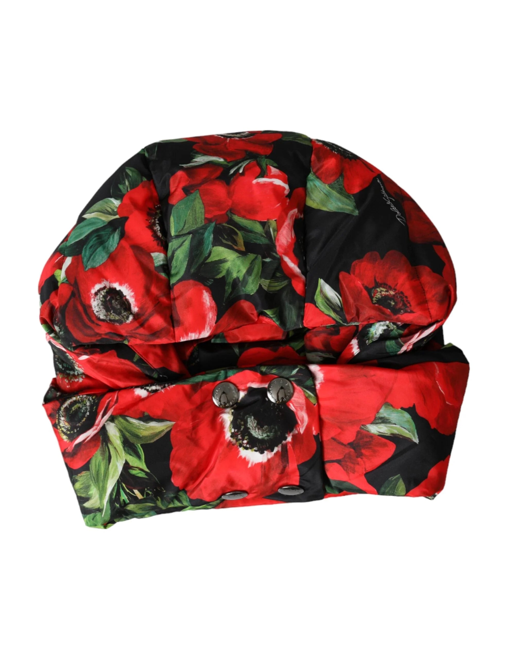 Dolce & Gabbana Multicolor Anemone Whole Head Wrap Hat - Headdresses