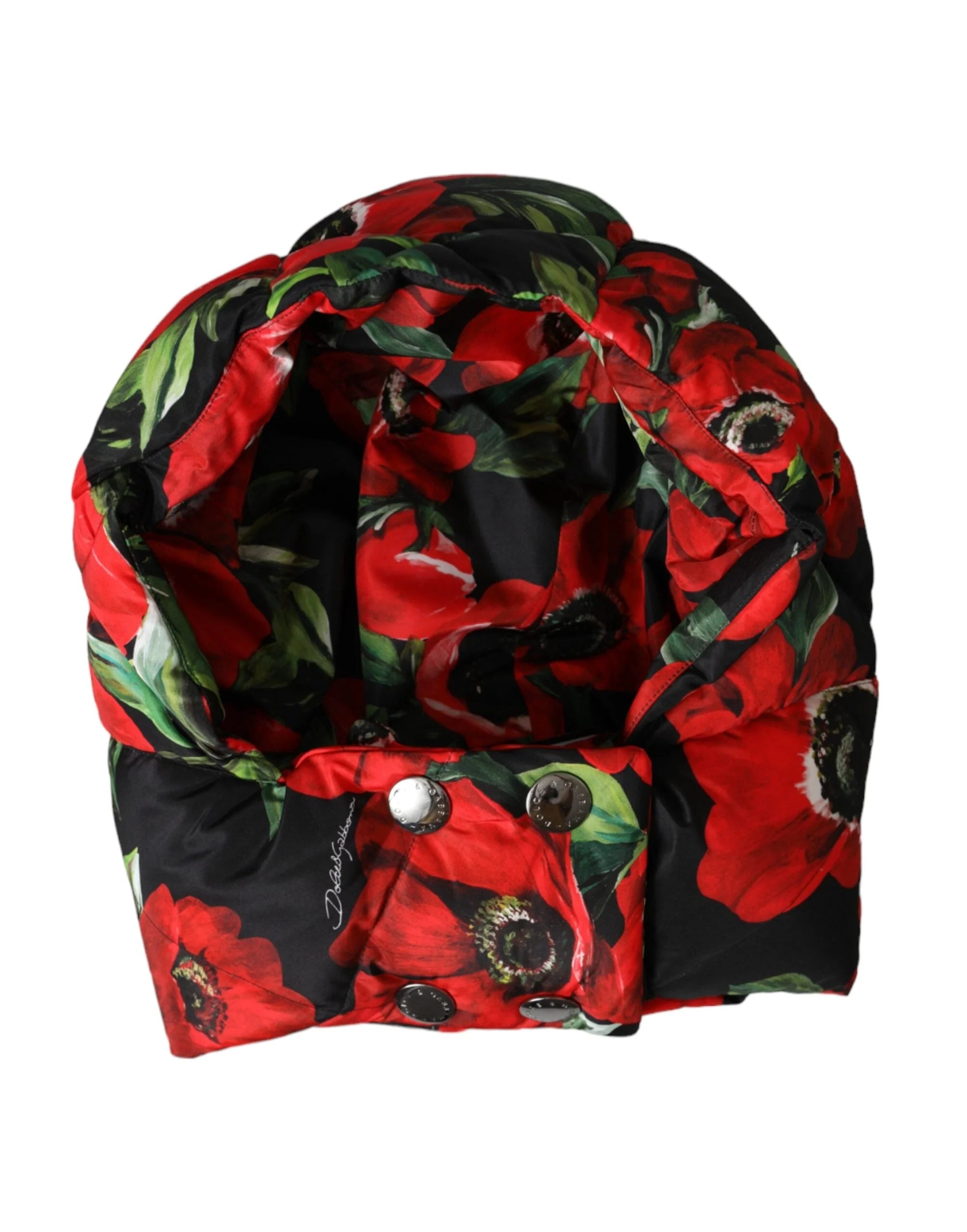 Dolce & Gabbana Multicolor Anemone Whole Head Wrap Hat - Headdresses