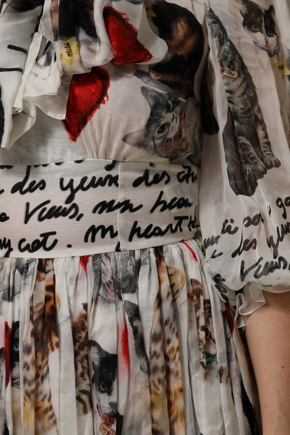 Dolce & Gabbana Multicolor Animal Print Silk Ascot Maxi Dress - IT40|S - Dresses