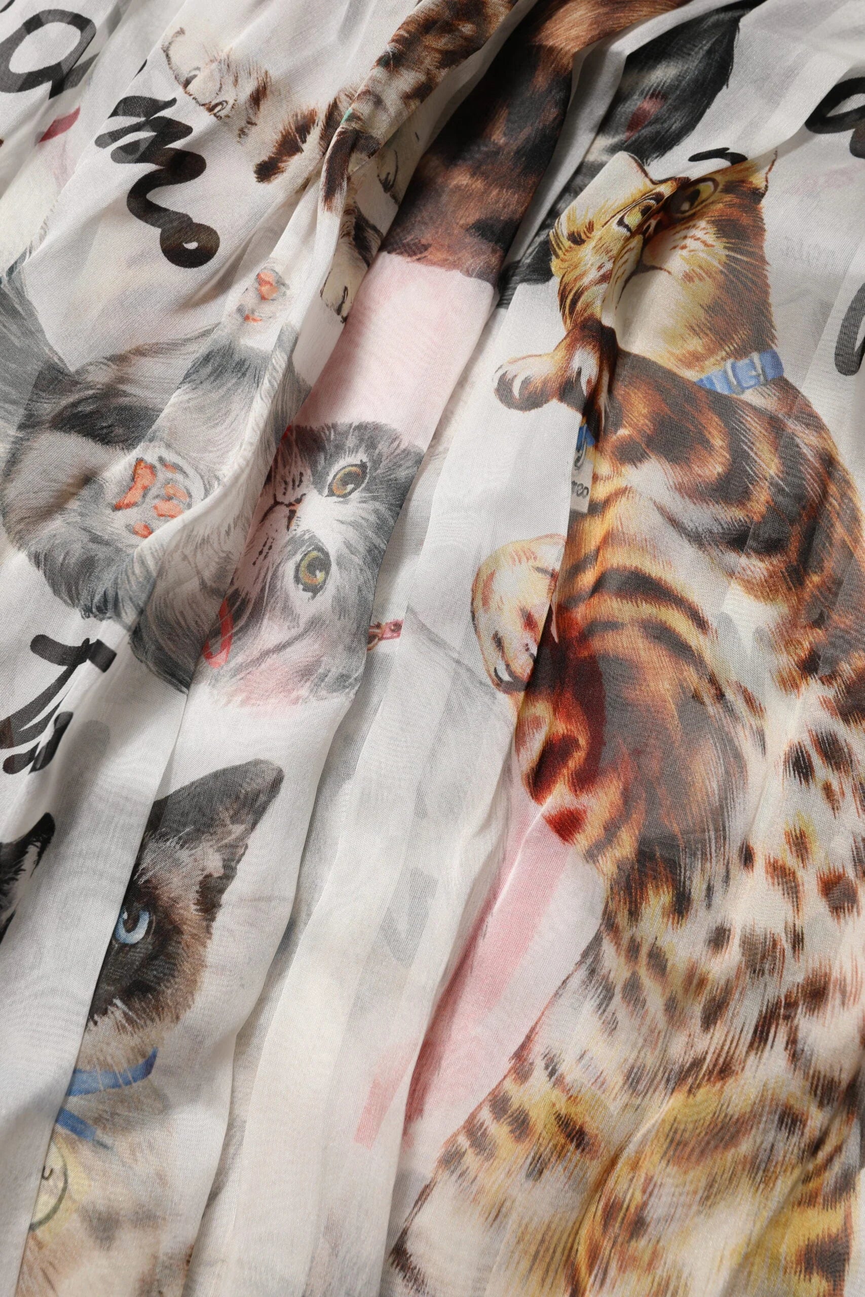 Dolce & Gabbana Multicolor Animal Print Silk Ascot Maxi Dress - IT40|S - Dresses