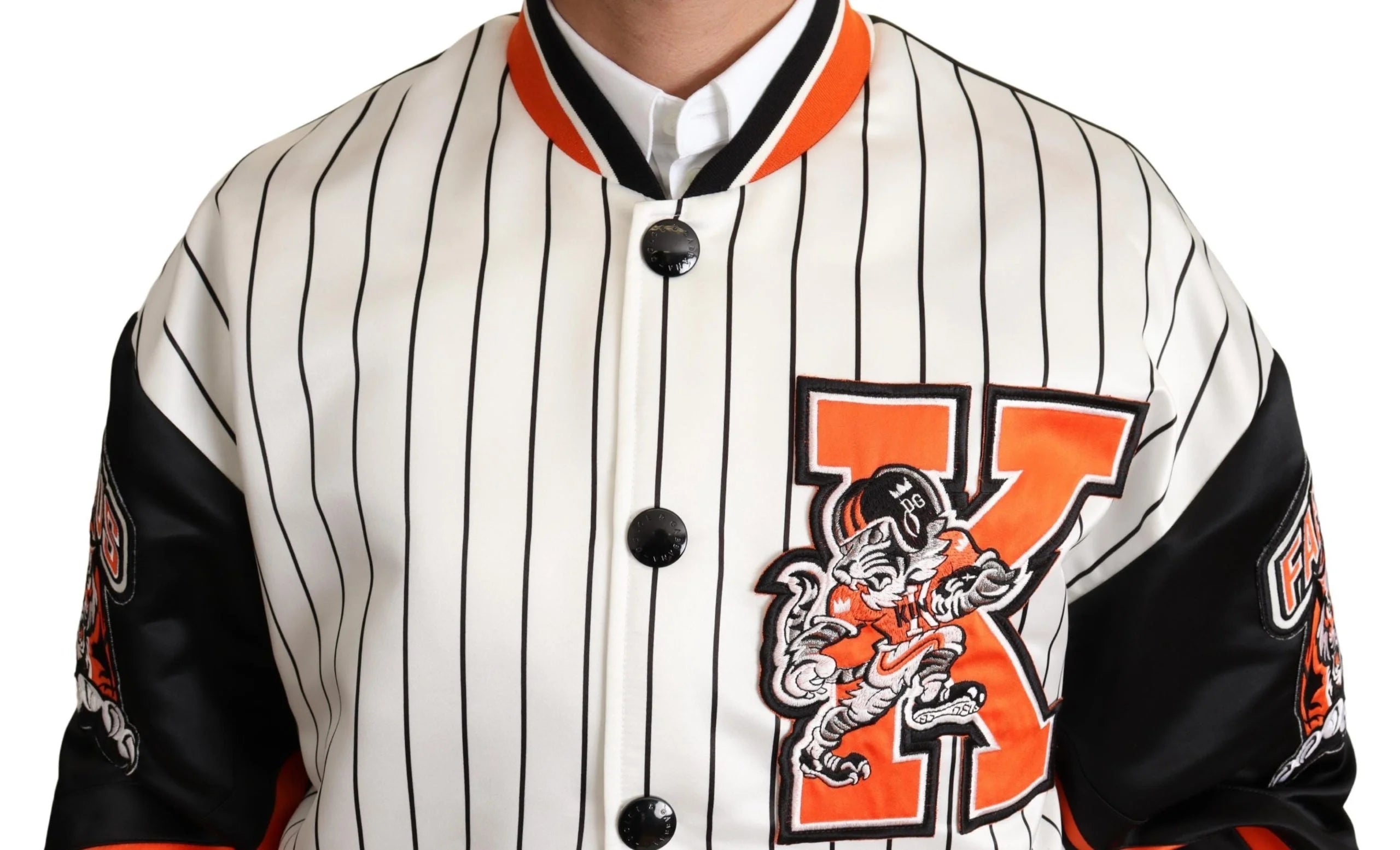 Dolce & Gabbana Multicolor Bomber King Logo #DGMILLENNIALS Jacket - Bomber Jackets